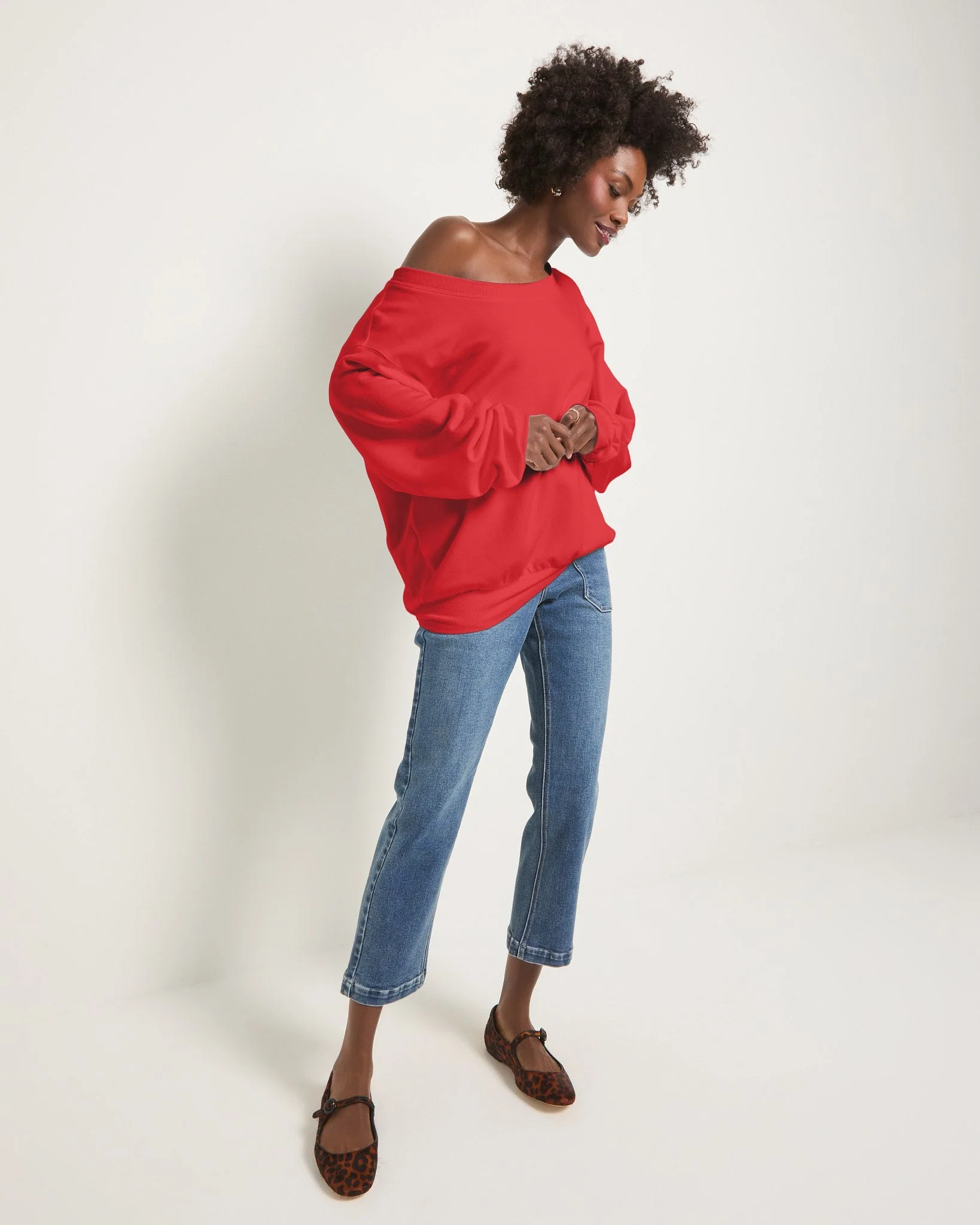 Brooksville One Shoulder Sweatshirt - Image 38