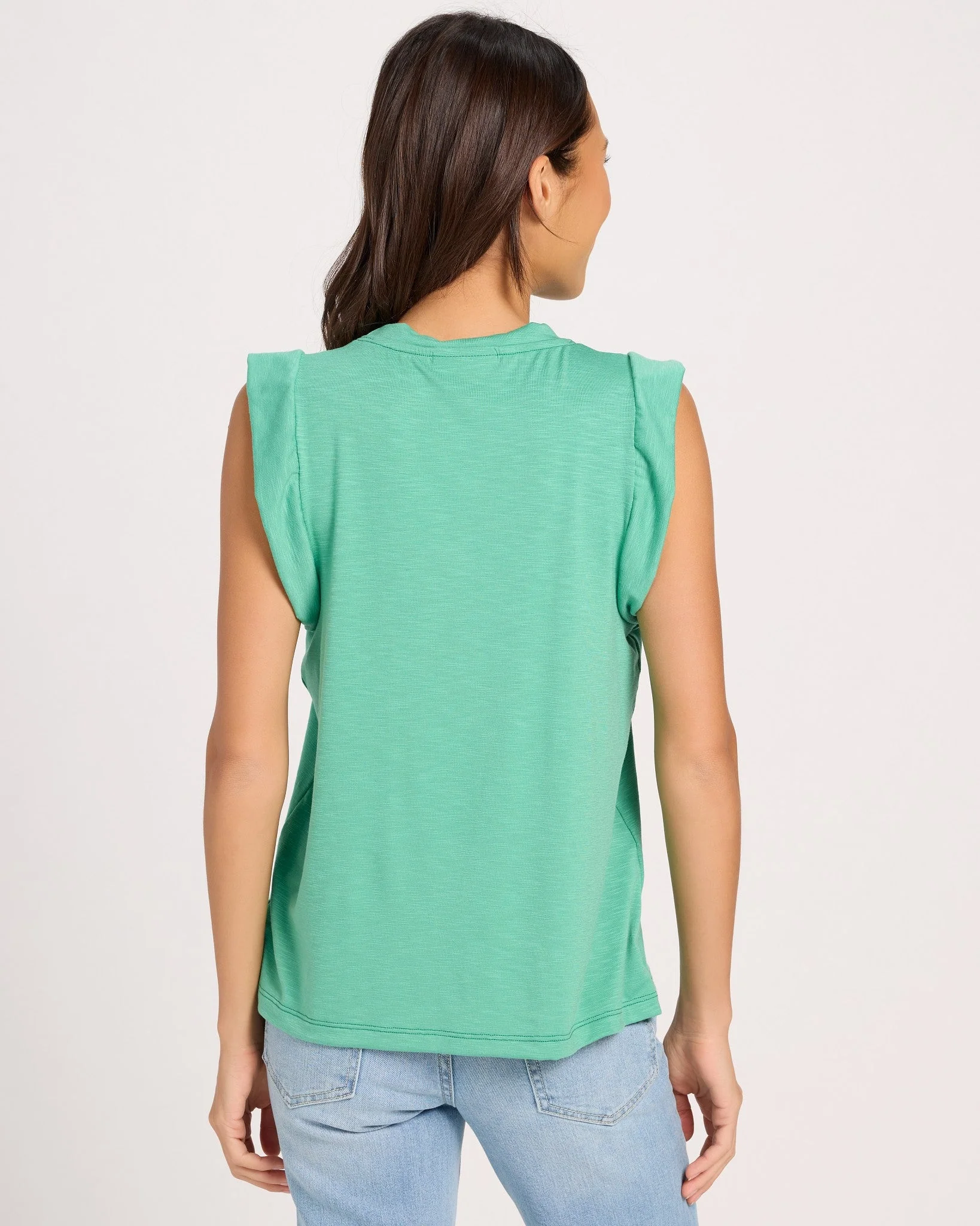 Ruffle Shoulder Tank - Image 17