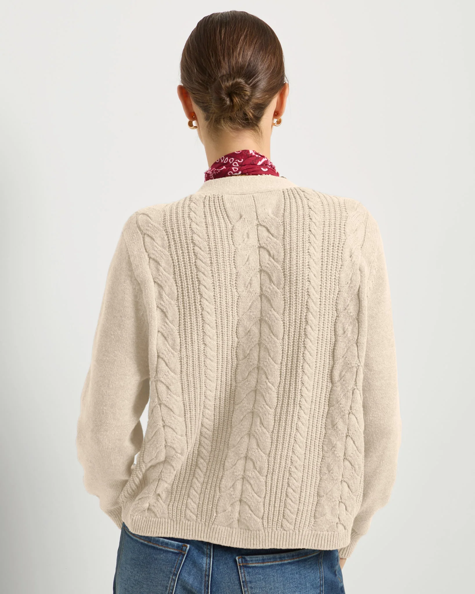Amethyst Cable Cardigan - Image 8
