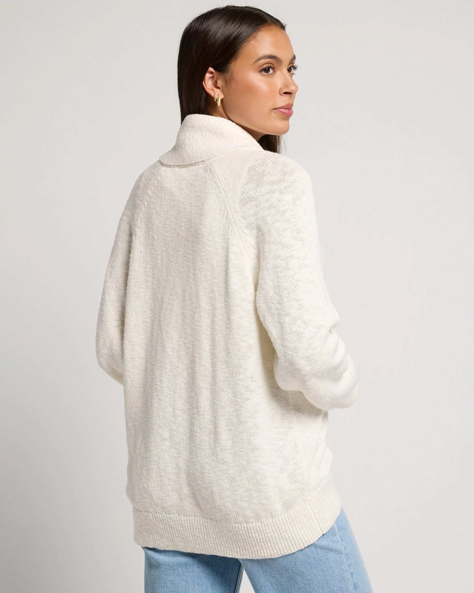 Aura Shawl Collar Cardigan - Image 6