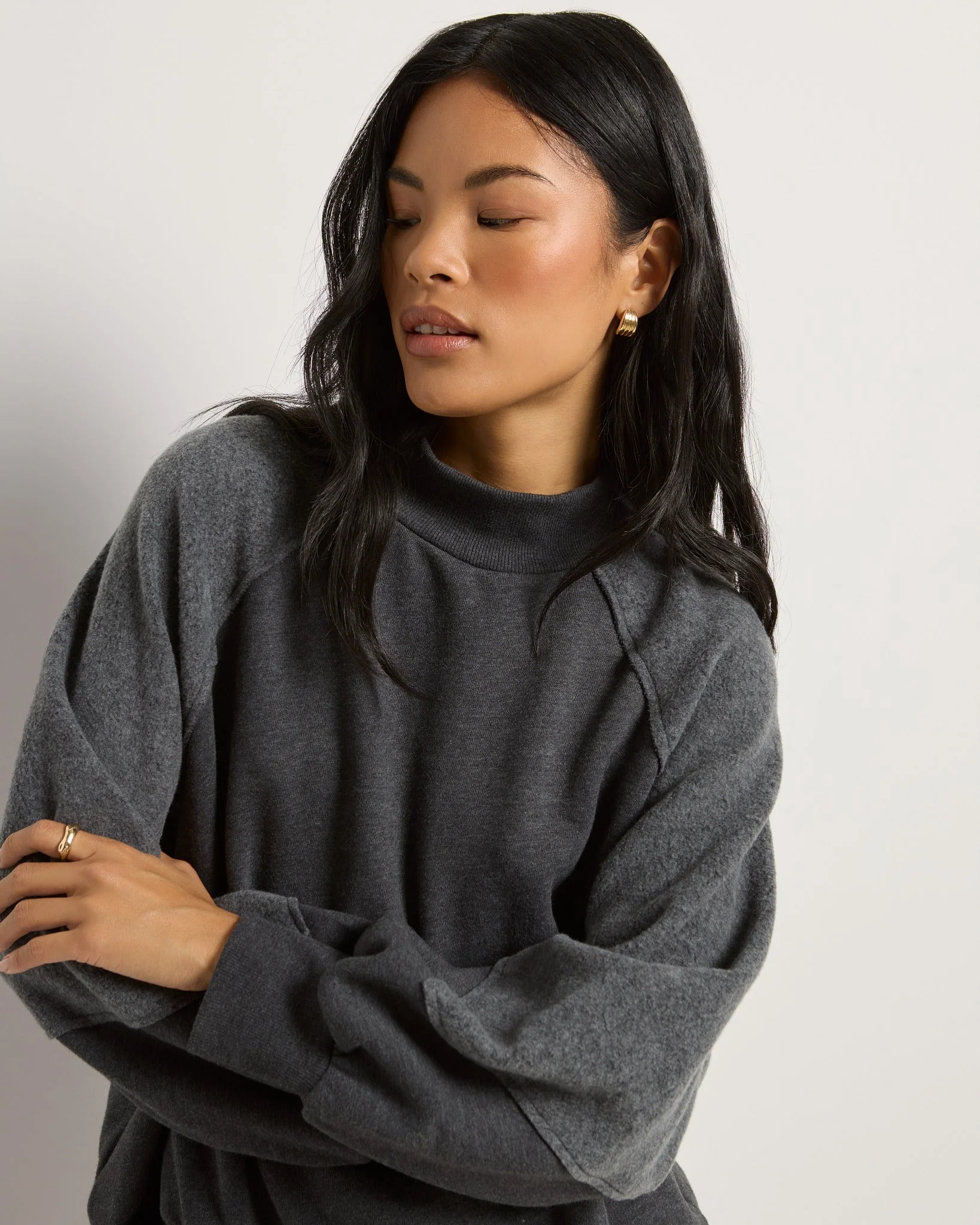 Coast Mock Neck Sweatshirt - Image 7