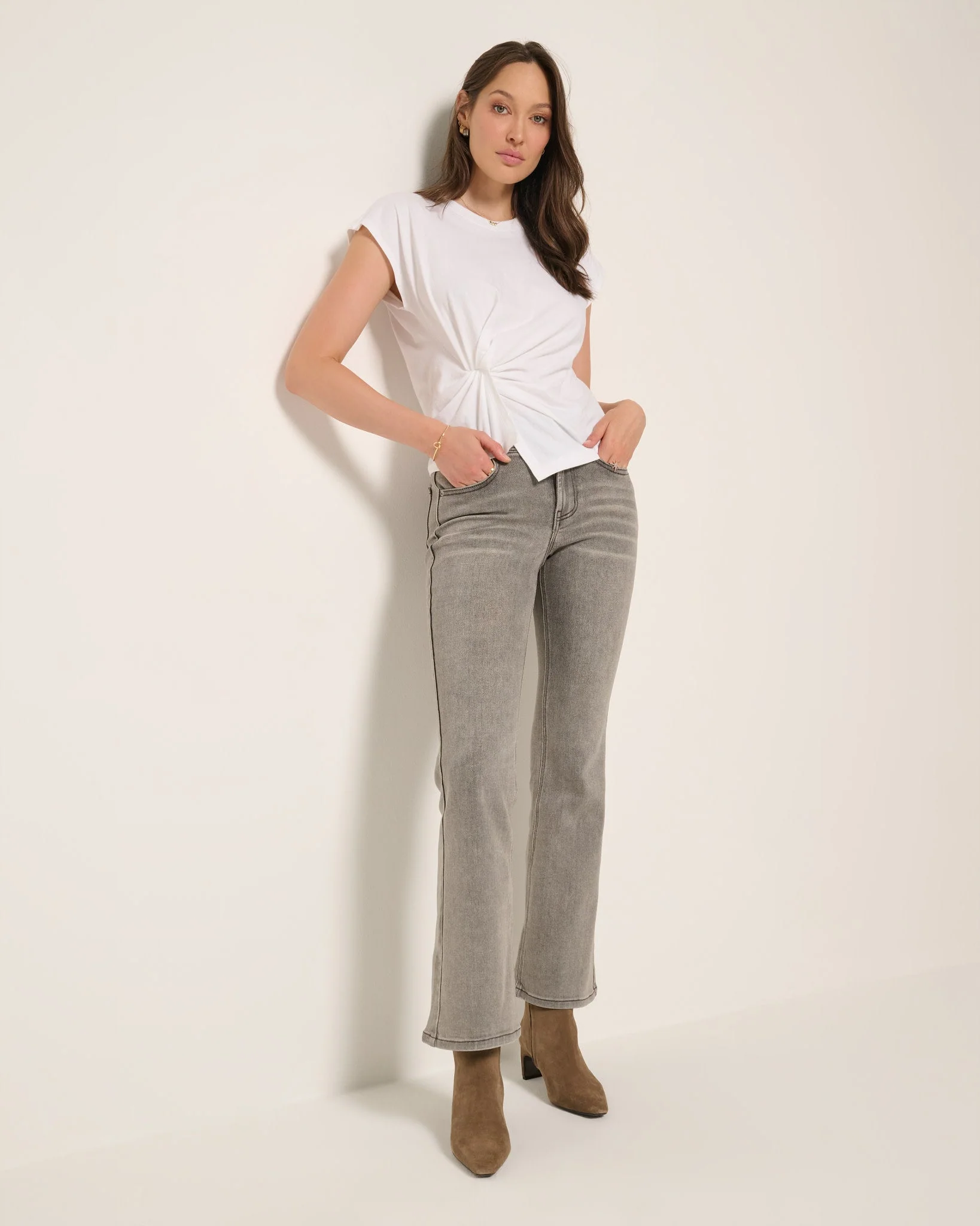 Eye Candy Ruched Front Tee - Image 4