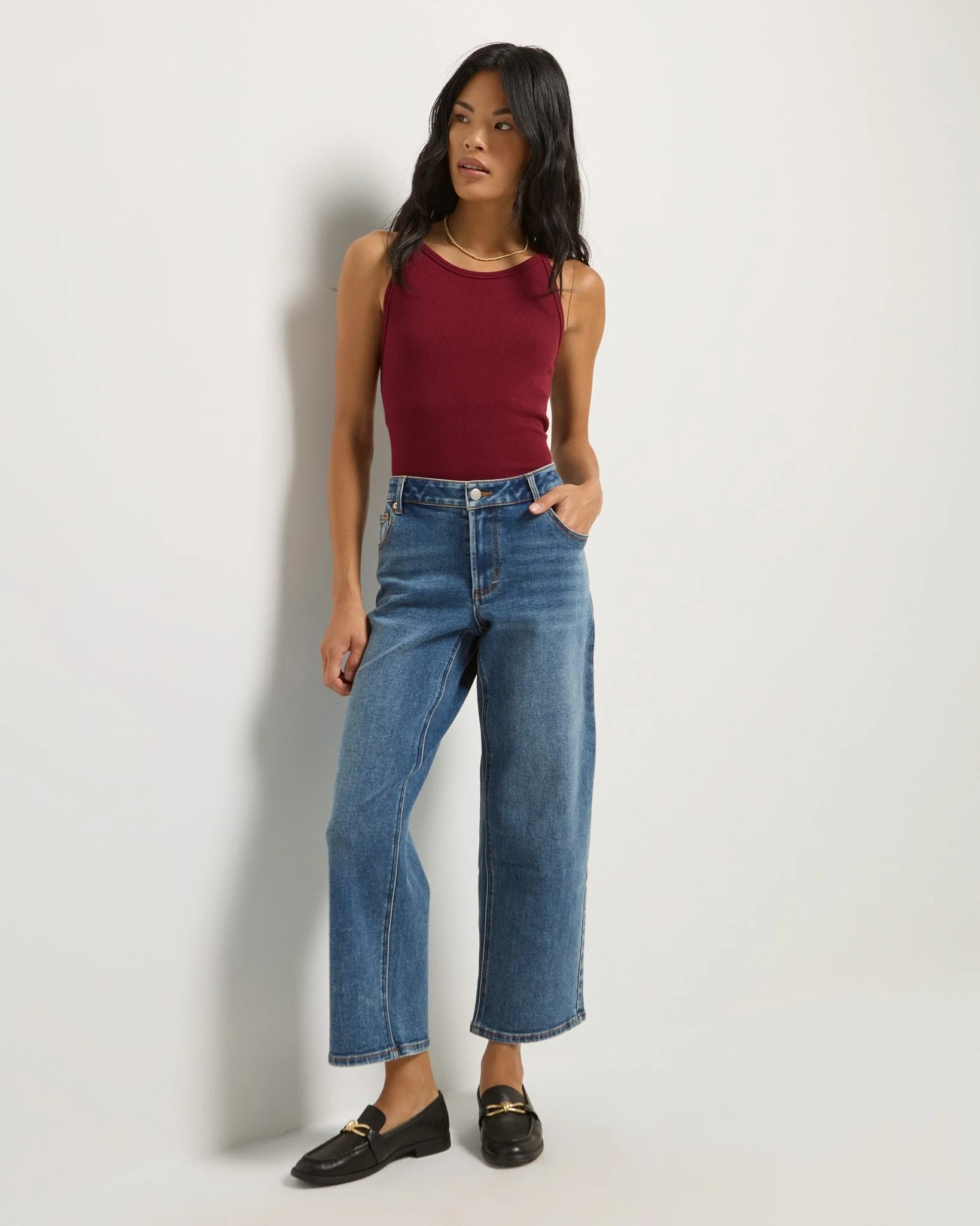Laurel Ribbed Shelf Bra Tank - Image 5