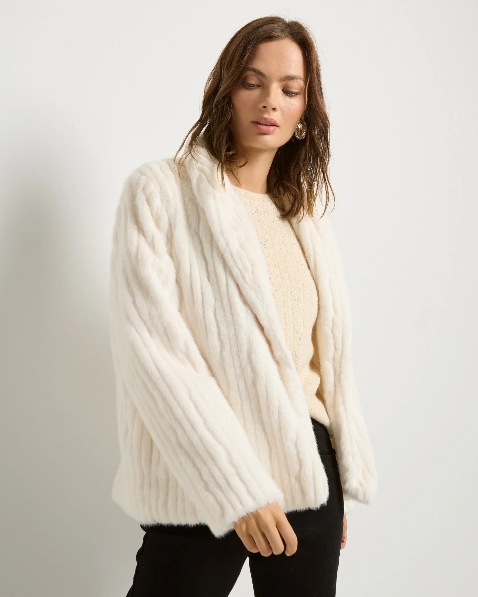Luna Faux Fur Jacket - Image 7