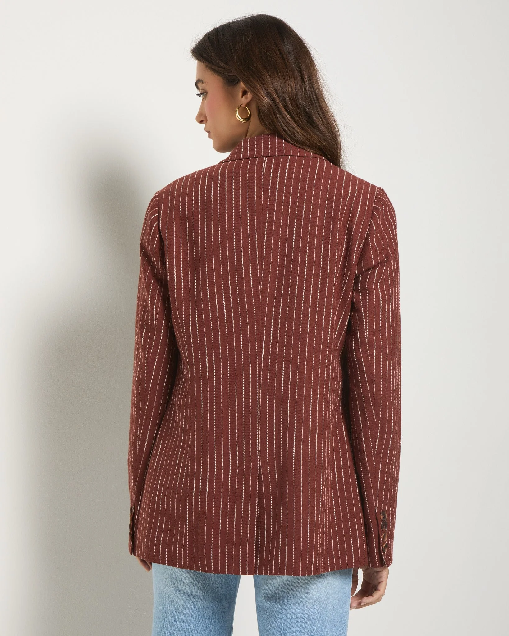 Marina Linen Blend Blazer - Image 3