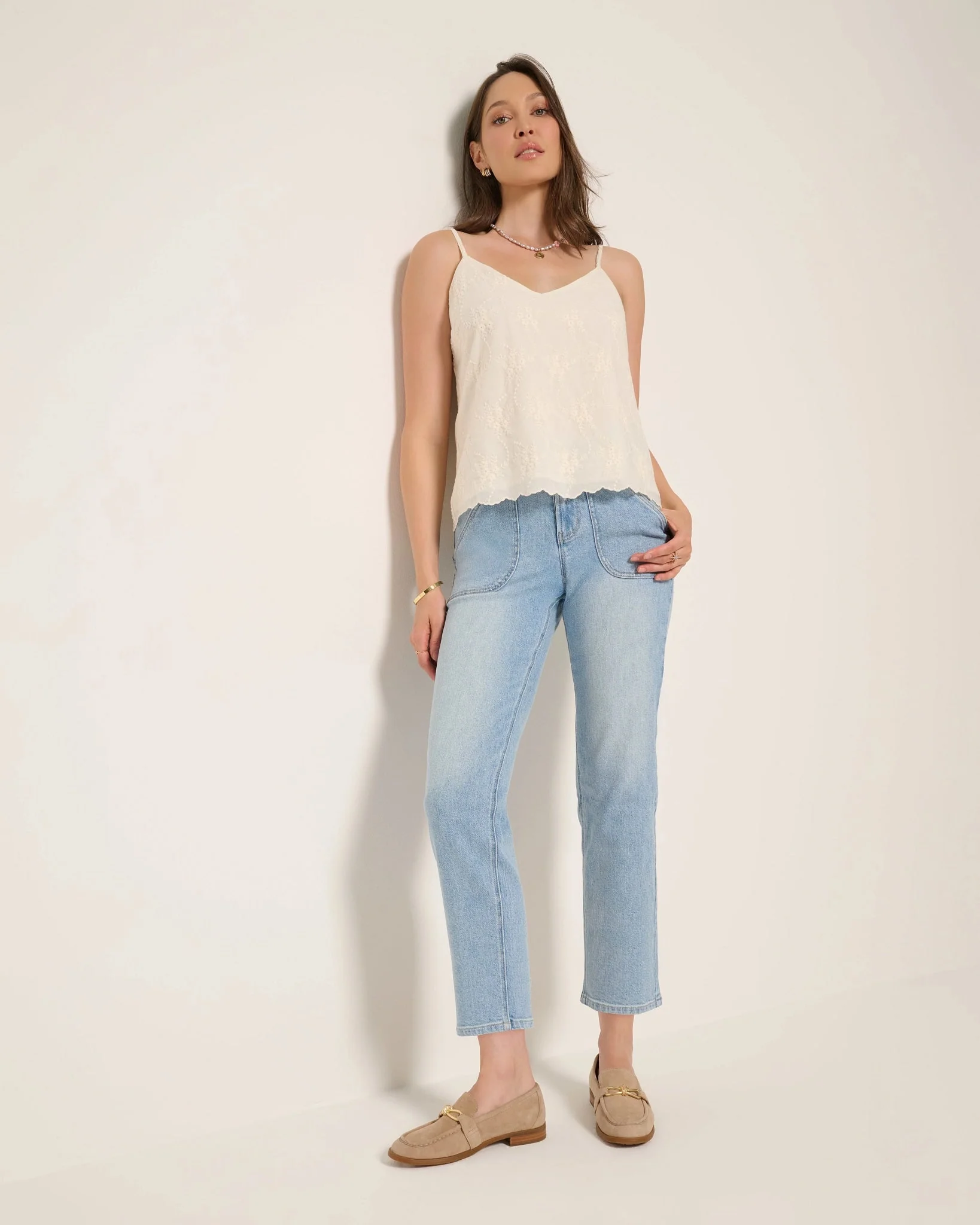 Radiance Eyelet Cami - Image 4