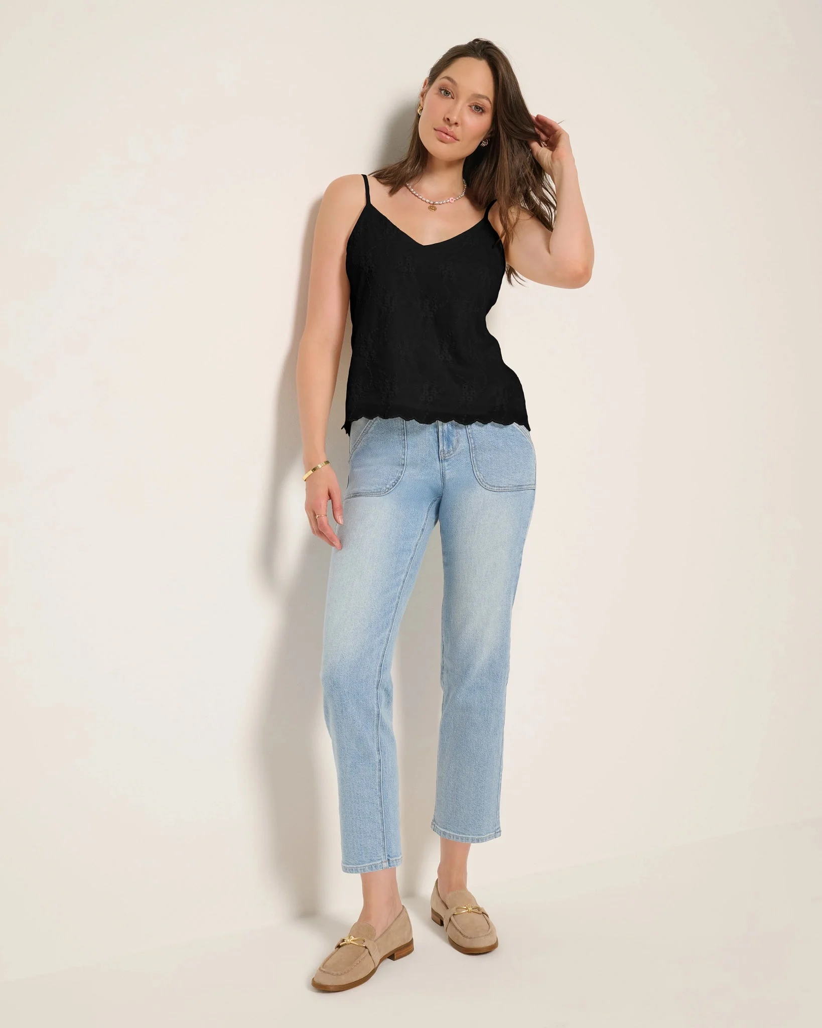 Radiance Eyelet Cami - Image 8