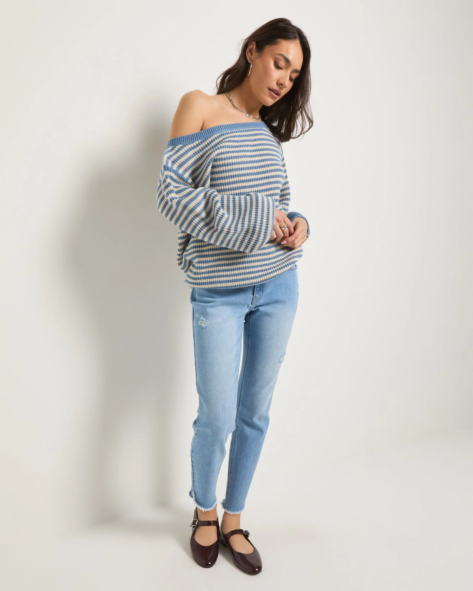 Sandy Boat Neck Sweater - Image 8